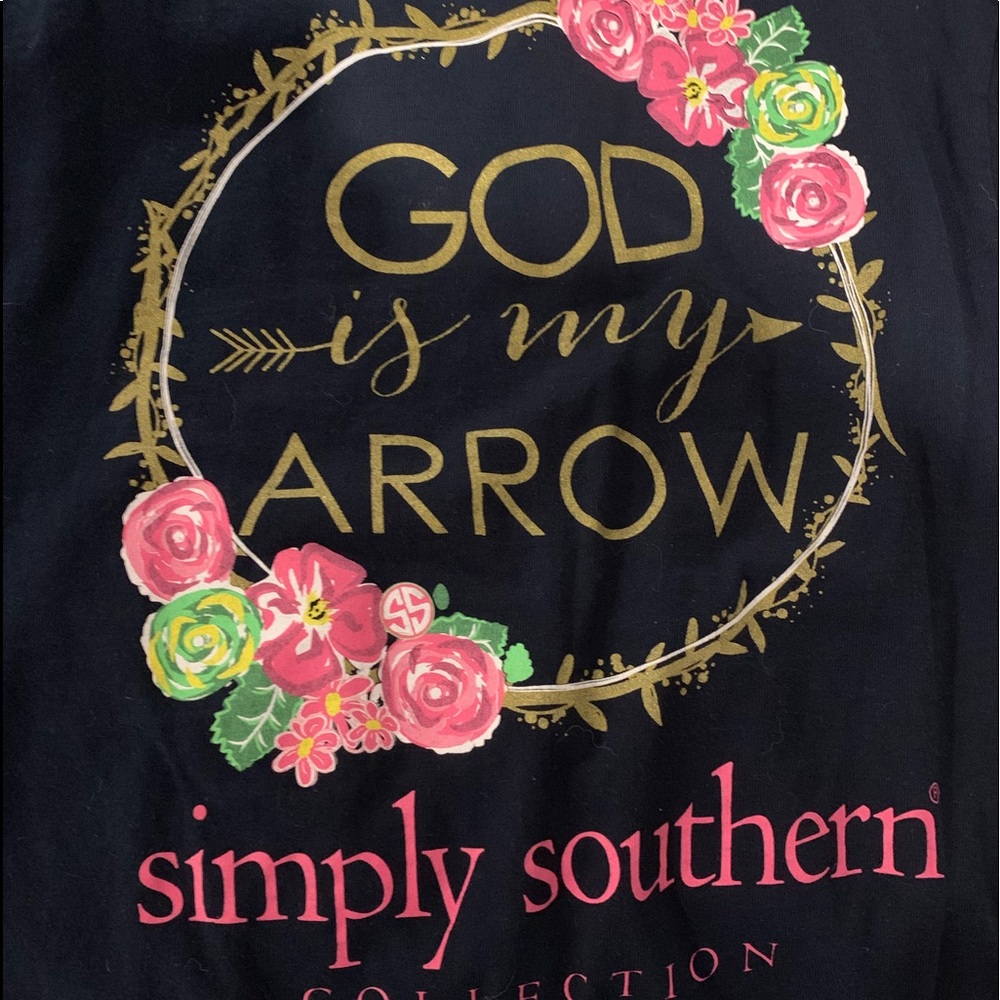 Simply southern navy T-shirt